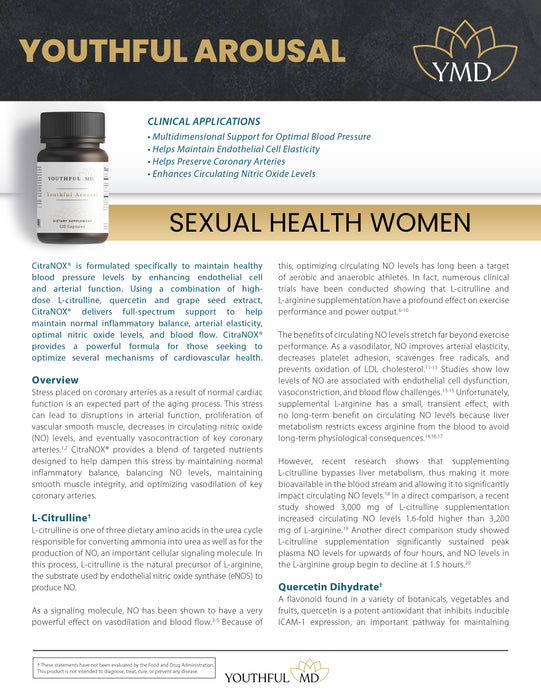 Youthful Arousal for Sexual Health in Men & Woman