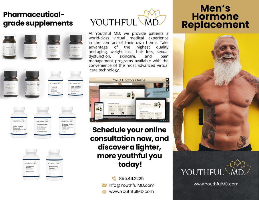 Year-Long Vitality: Men's Hormone Therapy for Only $99/Month(Annual Program)